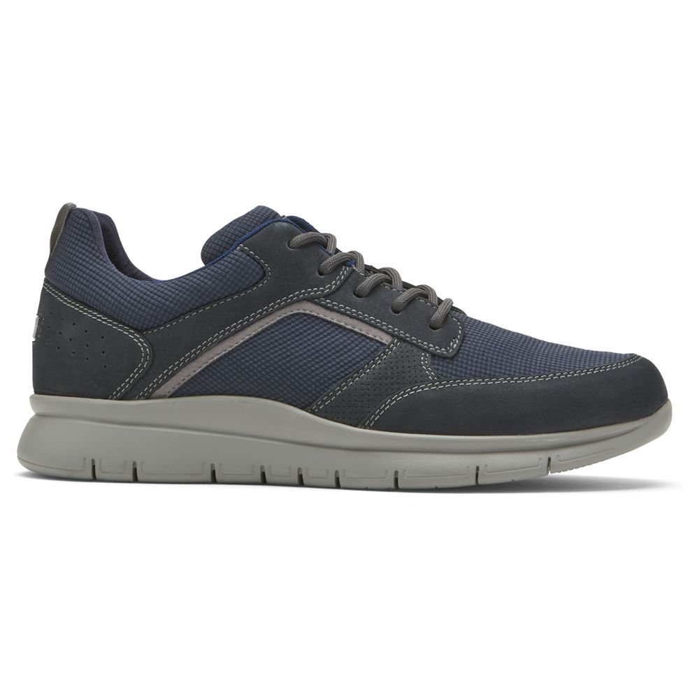 Rockport Canada Primetime Casual Mudguard - Mens Sneakers Navy (CIJ519037)